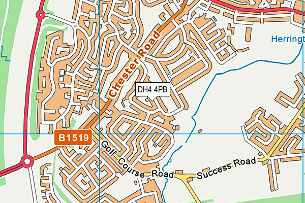 DH4 4PB map - OS VectorMap District (Ordnance Survey) DH4 4PB map - OS VectorMap District (Ordnance Survey)