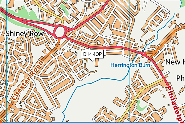 DH4 4QP map - OS VectorMap District (Ordnance Survey) DH4 4QP map - OS VectorMap District (Ordnance Survey)