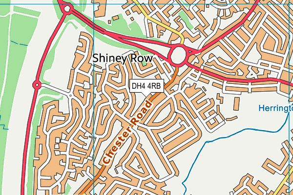 DH4 4RB map - OS VectorMap District (Ordnance Survey) DH4 4RB map - OS VectorMap District (Ordnance Survey)