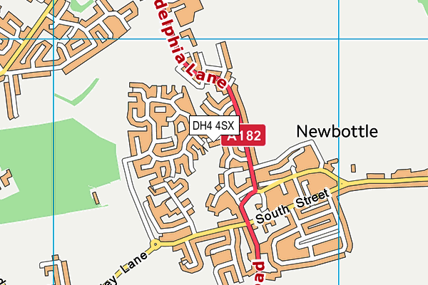 DH4 4SX map - OS VectorMap District (Ordnance Survey) DH4 4SX map - OS VectorMap District (Ordnance Survey)
