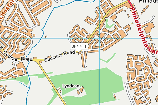 DH4 4TT map - OS VectorMap District (Ordnance Survey) DH4 4TT map - OS VectorMap District (Ordnance Survey)