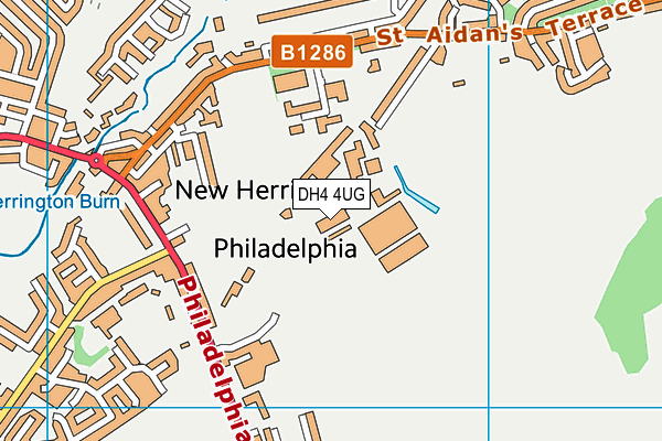 DH4 4UG map - OS VectorMap District (Ordnance Survey) DH4 4UG map - OS VectorMap District (Ordnance Survey)