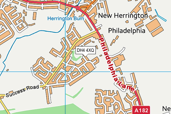 DH4 4XQ map - OS VectorMap District (Ordnance Survey) DH4 4XQ map - OS VectorMap District (Ordnance Survey)