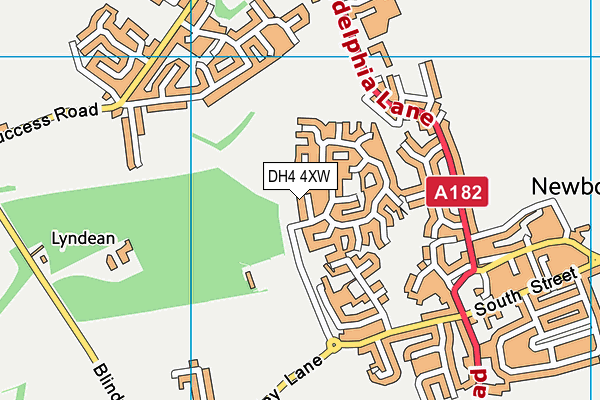 DH4 4XW map - OS VectorMap District (Ordnance Survey) DH4 4XW map - OS VectorMap District (Ordnance Survey)