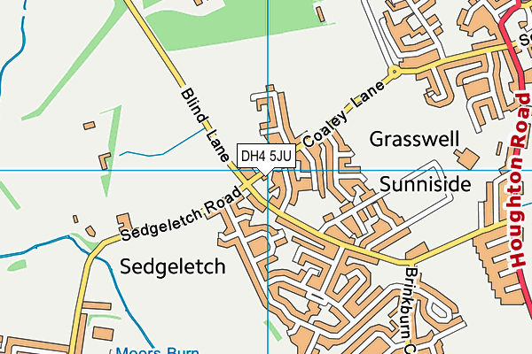 DH4 5JU map - OS VectorMap District (Ordnance Survey) DH4 5JU map - OS VectorMap District (Ordnance Survey)