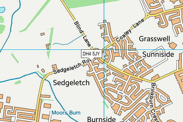 DH4 5JY map - OS VectorMap District (Ordnance Survey) DH4 5JY map - OS VectorMap District (Ordnance Survey)