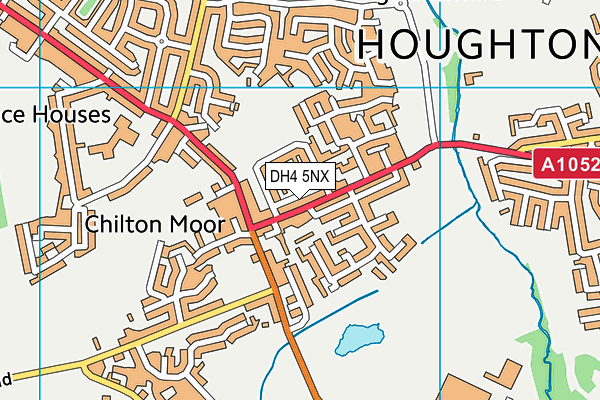 DH4 5NX map - OS VectorMap District (Ordnance Survey) DH4 5NX map - OS VectorMap District (Ordnance Survey)