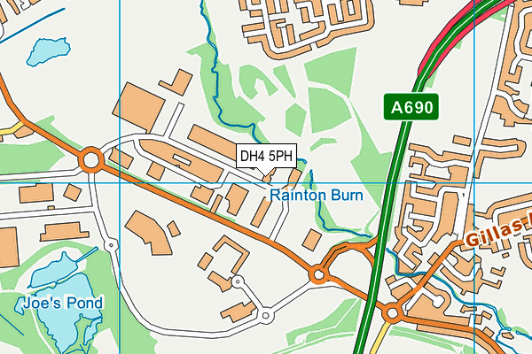 DH4 5PH map - OS VectorMap District (Ordnance Survey) DH4 5PH map - OS VectorMap District (Ordnance Survey)