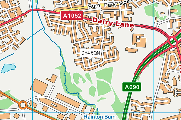DH4 5QN map - OS VectorMap District (Ordnance Survey) DH4 5QN map - OS VectorMap District (Ordnance Survey)