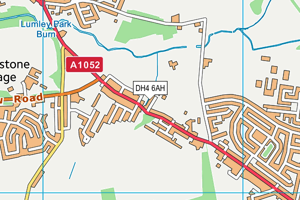 DH4 6AH map - OS VectorMap District (Ordnance Survey) DH4 6AH map - OS VectorMap District (Ordnance Survey)