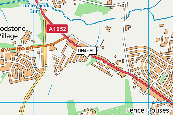 DH4 6AL map - OS VectorMap District (Ordnance Survey) DH4 6AL map - OS VectorMap District (Ordnance Survey)