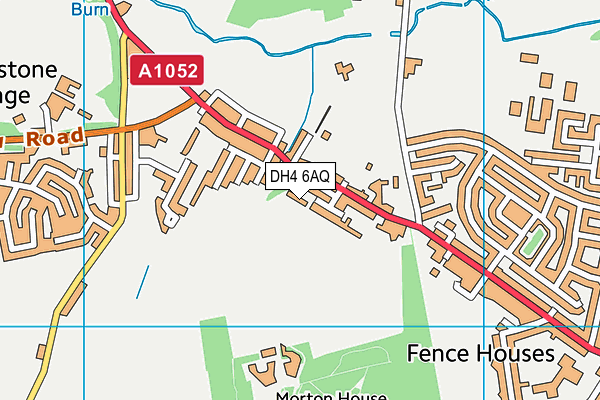 DH4 6AQ map - OS VectorMap District (Ordnance Survey) DH4 6AQ map - OS VectorMap District (Ordnance Survey)