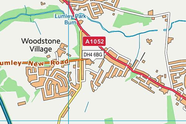 DH4 6BG map - OS VectorMap District (Ordnance Survey) DH4 6BG map - OS VectorMap District (Ordnance Survey)