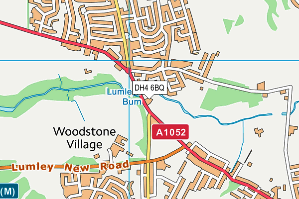 DH4 6BQ map - OS VectorMap District (Ordnance Survey) DH4 6BQ map - OS VectorMap District (Ordnance Survey)