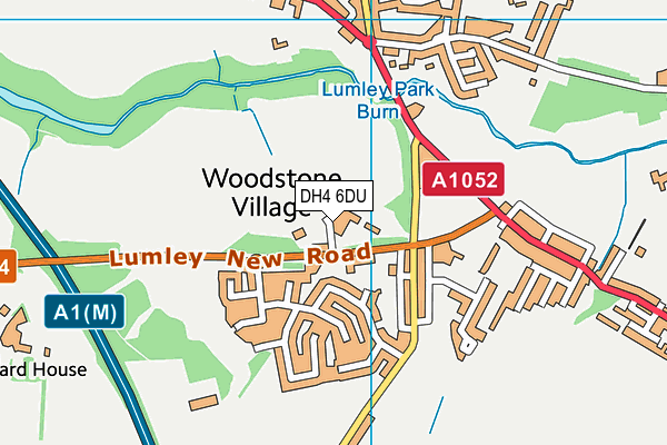 DH4 6DU map - OS VectorMap District (Ordnance Survey) DH4 6DU map - OS VectorMap District (Ordnance Survey)