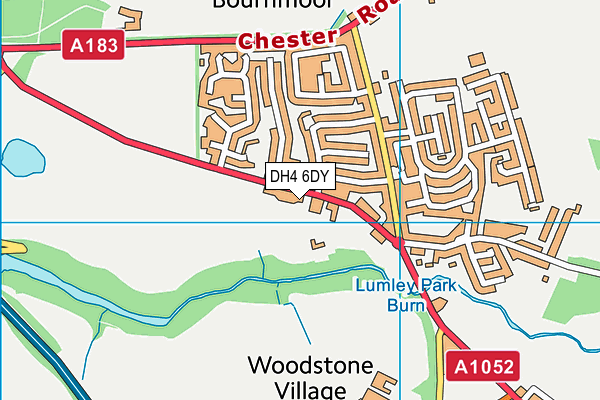 DH4 6DY map - OS VectorMap District (Ordnance Survey) DH4 6DY map - OS VectorMap District (Ordnance Survey)