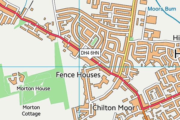 DH4 6HN map - OS VectorMap District (Ordnance Survey) DH4 6HN map - OS VectorMap District (Ordnance Survey)
