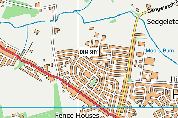 DH4 6HY map - OS VectorMap District (Ordnance Survey) DH4 6HY map - OS VectorMap District (Ordnance Survey)