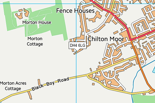 DH4 6LG map - OS VectorMap District (Ordnance Survey) DH4 6LG map - OS VectorMap District (Ordnance Survey)