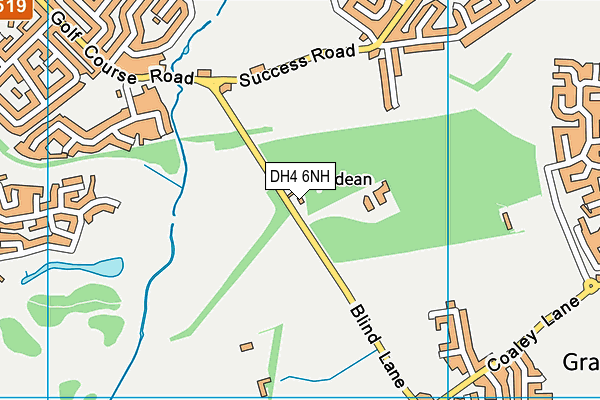 DH4 6NH map - OS VectorMap District (Ordnance Survey) DH4 6NH map - OS VectorMap District (Ordnance Survey)