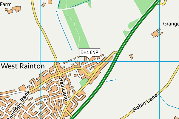 DH4 6NP map - OS VectorMap District (Ordnance Survey) DH4 6NP map - OS VectorMap District (Ordnance Survey)