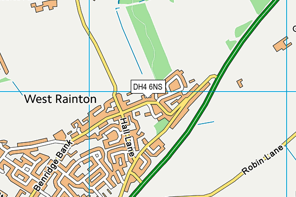 DH4 6NS map - OS VectorMap District (Ordnance Survey) DH4 6NS map - OS VectorMap District (Ordnance Survey)