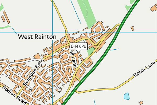 DH4 6PE map - OS VectorMap District (Ordnance Survey) DH4 6PE map - OS VectorMap District (Ordnance Survey)