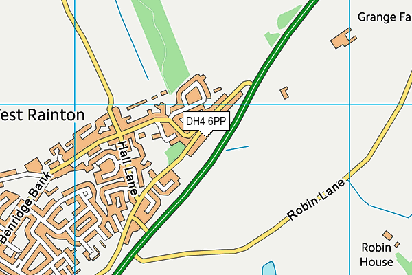 DH4 6PP map - OS VectorMap District (Ordnance Survey) DH4 6PP map - OS VectorMap District (Ordnance Survey)
