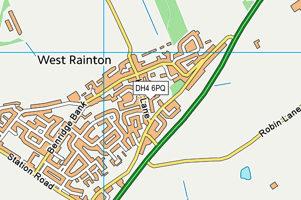 DH4 6PQ map - OS VectorMap District (Ordnance Survey) DH4 6PQ map - OS VectorMap District (Ordnance Survey)