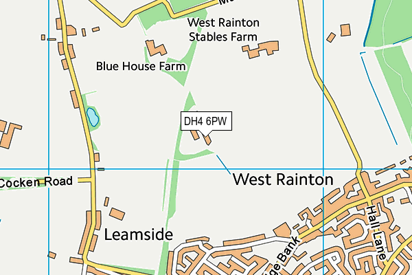 DH4 6PW map - OS VectorMap District (Ordnance Survey) DH4 6PW map - OS VectorMap District (Ordnance Survey)