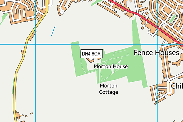DH4 6QA map - OS VectorMap District (Ordnance Survey) DH4 6QA map - OS VectorMap District (Ordnance Survey)