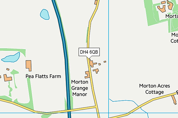 DH4 6QB map - OS VectorMap District (Ordnance Survey) DH4 6QB map - OS VectorMap District (Ordnance Survey)