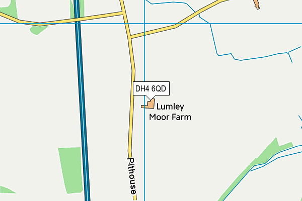 DH4 6QD map - OS VectorMap District (Ordnance Survey) DH4 6QD map - OS VectorMap District (Ordnance Survey)