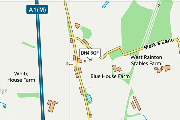 DH4 6QF map - OS VectorMap District (Ordnance Survey) DH4 6QF map - OS VectorMap District (Ordnance Survey)