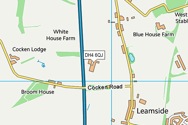 DH4 6QJ map - OS VectorMap District (Ordnance Survey) DH4 6QJ map - OS VectorMap District (Ordnance Survey)