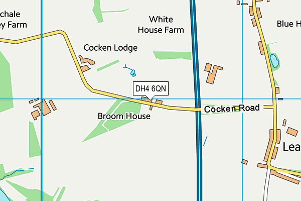 DH4 6QN map - OS VectorMap District (Ordnance Survey) DH4 6QN map - OS VectorMap District (Ordnance Survey)