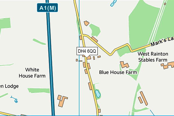 DH4 6QQ map - OS VectorMap District (Ordnance Survey) DH4 6QQ map - OS VectorMap District (Ordnance Survey)