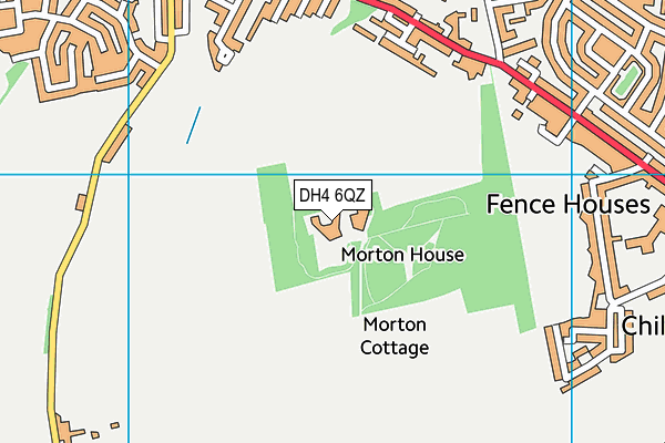DH4 6QZ map - OS VectorMap District (Ordnance Survey) DH4 6QZ map - OS VectorMap District (Ordnance Survey)