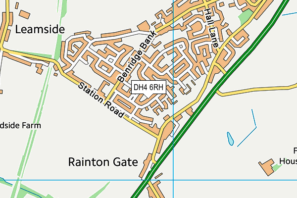 DH4 6RH map - OS VectorMap District (Ordnance Survey) DH4 6RH map - OS VectorMap District (Ordnance Survey)