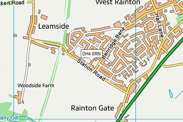 DH4 6RN map - OS VectorMap District (Ordnance Survey) DH4 6RN map - OS VectorMap District (Ordnance Survey)