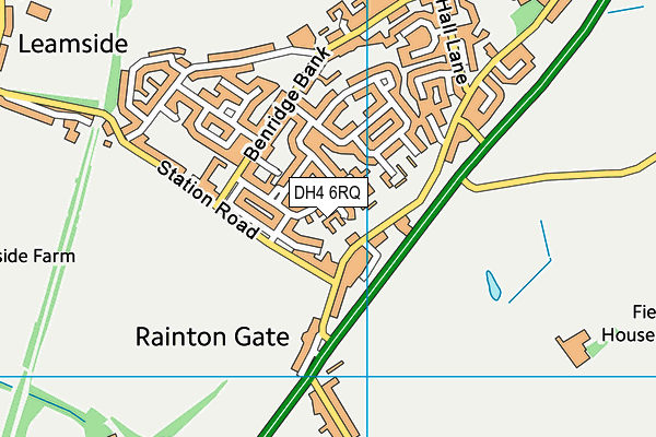 DH4 6RQ map - OS VectorMap District (Ordnance Survey) DH4 6RQ map - OS VectorMap District (Ordnance Survey)
