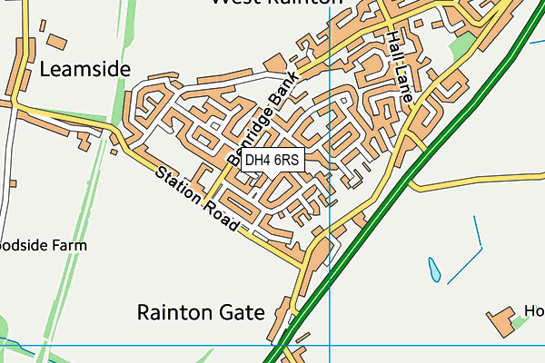 DH4 6RS map - OS VectorMap District (Ordnance Survey) DH4 6RS map - OS VectorMap District (Ordnance Survey)