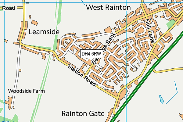 DH4 6RW map - OS VectorMap District (Ordnance Survey) DH4 6RW map - OS VectorMap District (Ordnance Survey)
