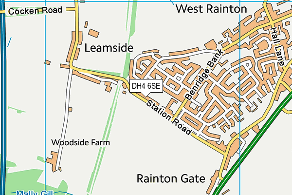 DH4 6SE map - OS VectorMap District (Ordnance Survey) DH4 6SE map - OS VectorMap District (Ordnance Survey)