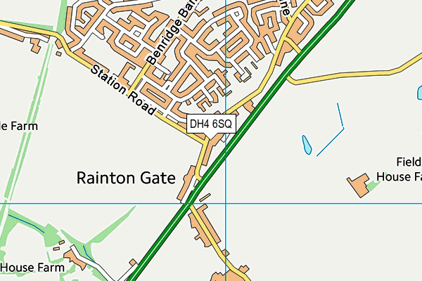 DH4 6SQ map - OS VectorMap District (Ordnance Survey) DH4 6SQ map - OS VectorMap District (Ordnance Survey)