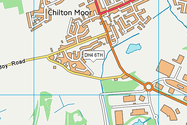 DH4 6TH map - OS VectorMap District (Ordnance Survey) DH4 6TH map - OS VectorMap District (Ordnance Survey)