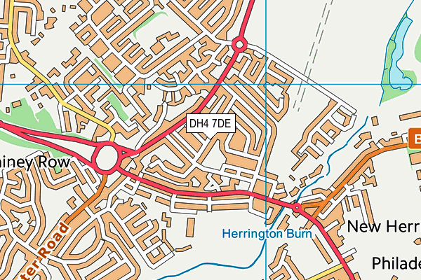 DH4 7DE map - OS VectorMap District (Ordnance Survey) DH4 7DE map - OS VectorMap District (Ordnance Survey)