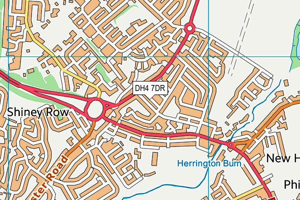 DH4 7DR map - OS VectorMap District (Ordnance Survey) DH4 7DR map - OS VectorMap District (Ordnance Survey)