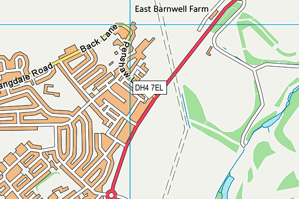 DH4 7EL map - OS VectorMap District (Ordnance Survey) DH4 7EL map - OS VectorMap District (Ordnance Survey)