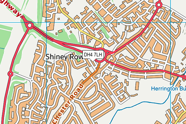 DH4 7LH map - OS VectorMap District (Ordnance Survey) DH4 7LH map - OS VectorMap District (Ordnance Survey)